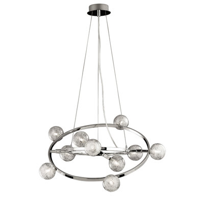 Zaha 10-Light Sputnik Chandelier