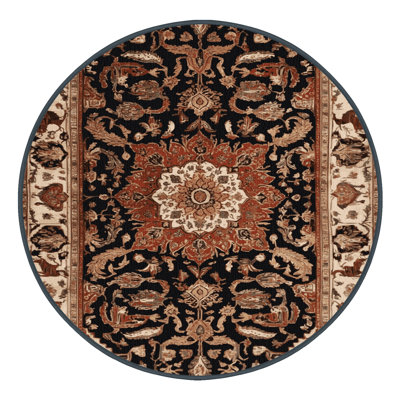 Tapis brun lavable à la machine