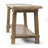 Larisa Frony Console Table-Distressed Light Oak