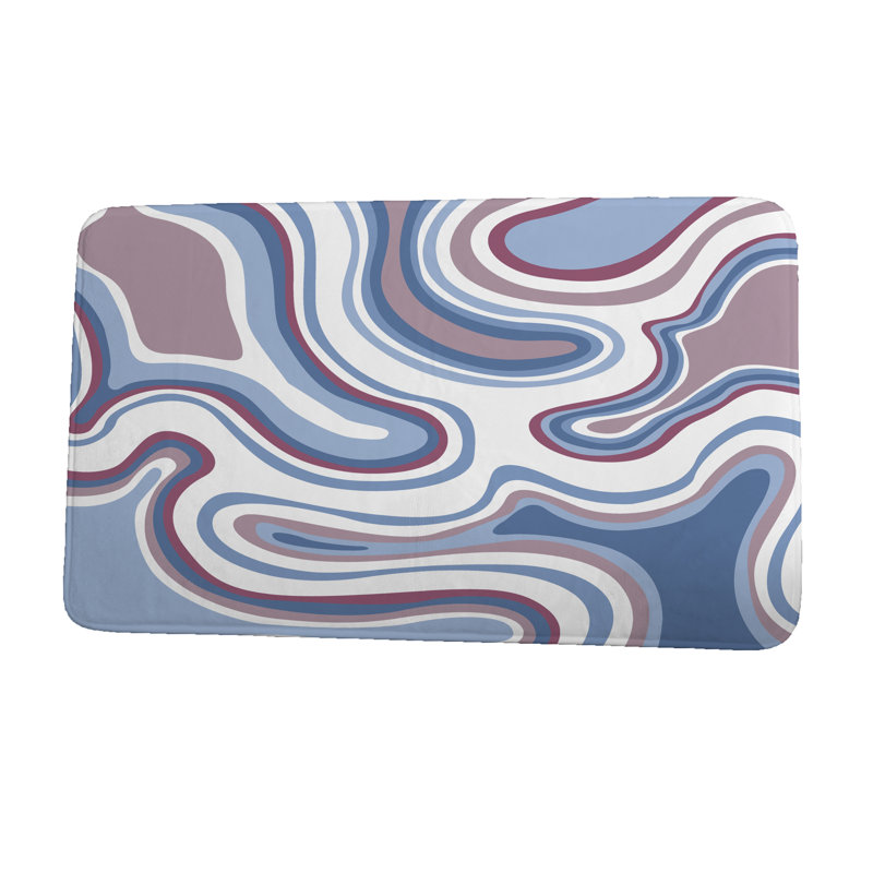 Tapis de bain Agate, Mauve, l 17 po x L 24 po