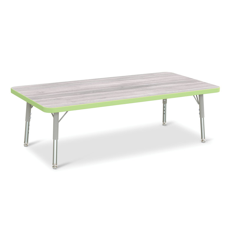 Table rectangulaire Berries, Lime, L 24 po x l 48 po, 24" - 31"