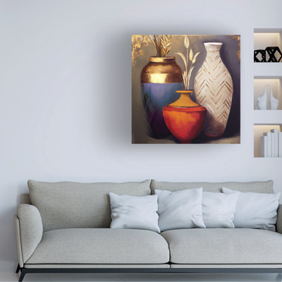 Sasha Ceramic Dialog II Canvas Art