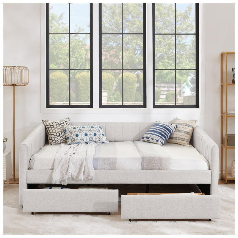 Lit pour chambre à coucher, Beige