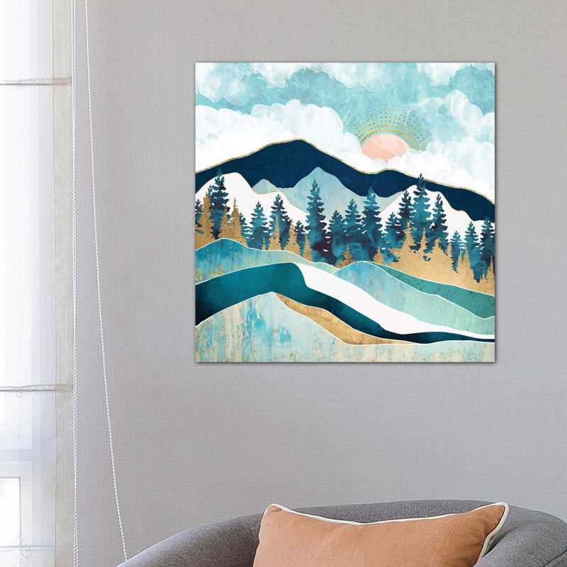 Summer Forest - Wrapped Canvas Print, 66.04 cm H x 66.04 cm W x 3.175 cm D