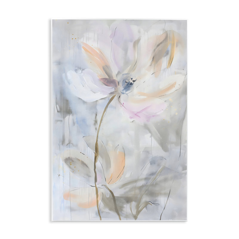 "Abstract Floral Splash", art par LSR Creative Studio, H 15 po x l 10 po