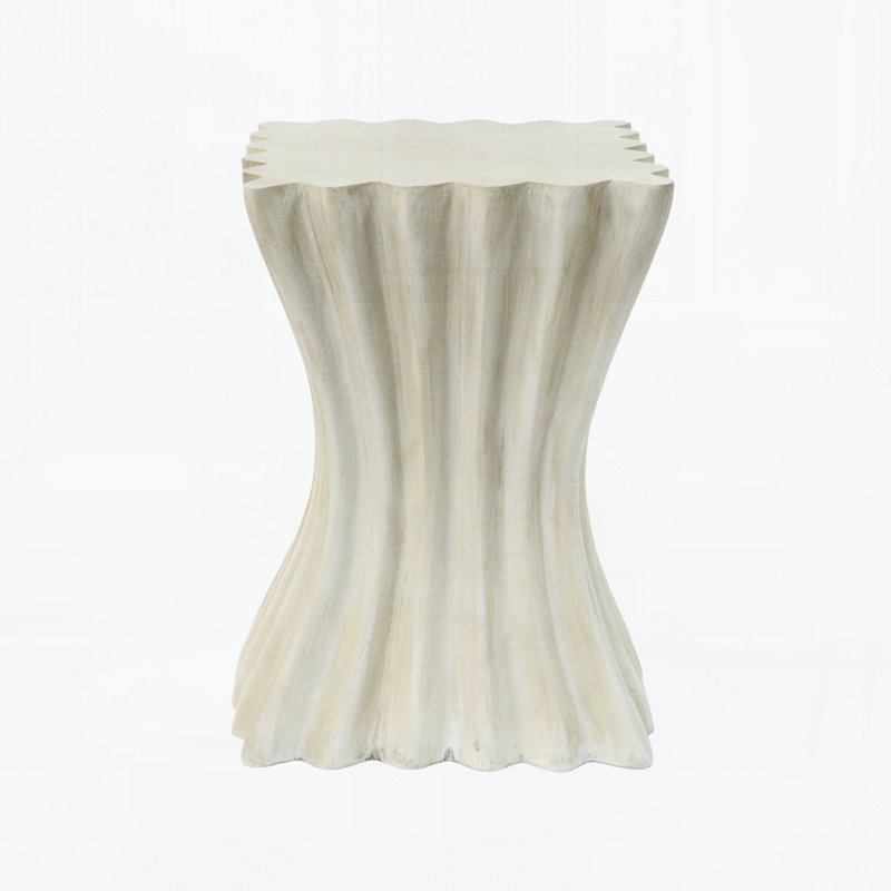 Outdoor Side Table, Antique Brown