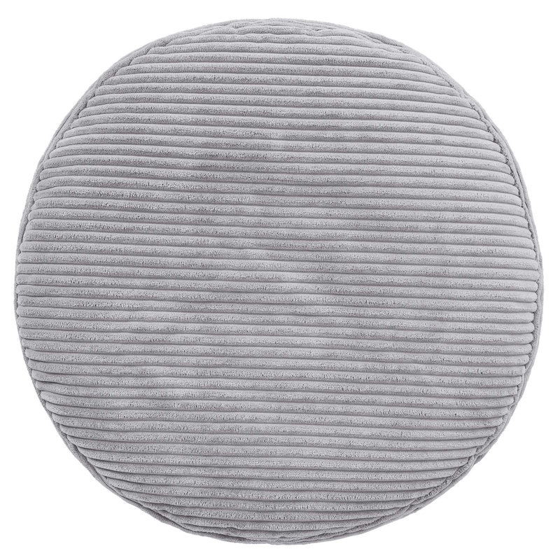 Soul 55Cm Round Pouffe, Grey