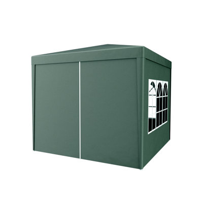 Tente de réception extérieure 10 x 10 pi avec parois latérales détachables - polyvalente pour les mariages, le camping, les événements 10 pi x 10 pi Pavillon de jardin robuste, fêtes de pendaison de crémaillère idéales, douches
