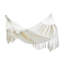 Outdoor Garden Hammock Double Large Hammocks Cotton (Beige)