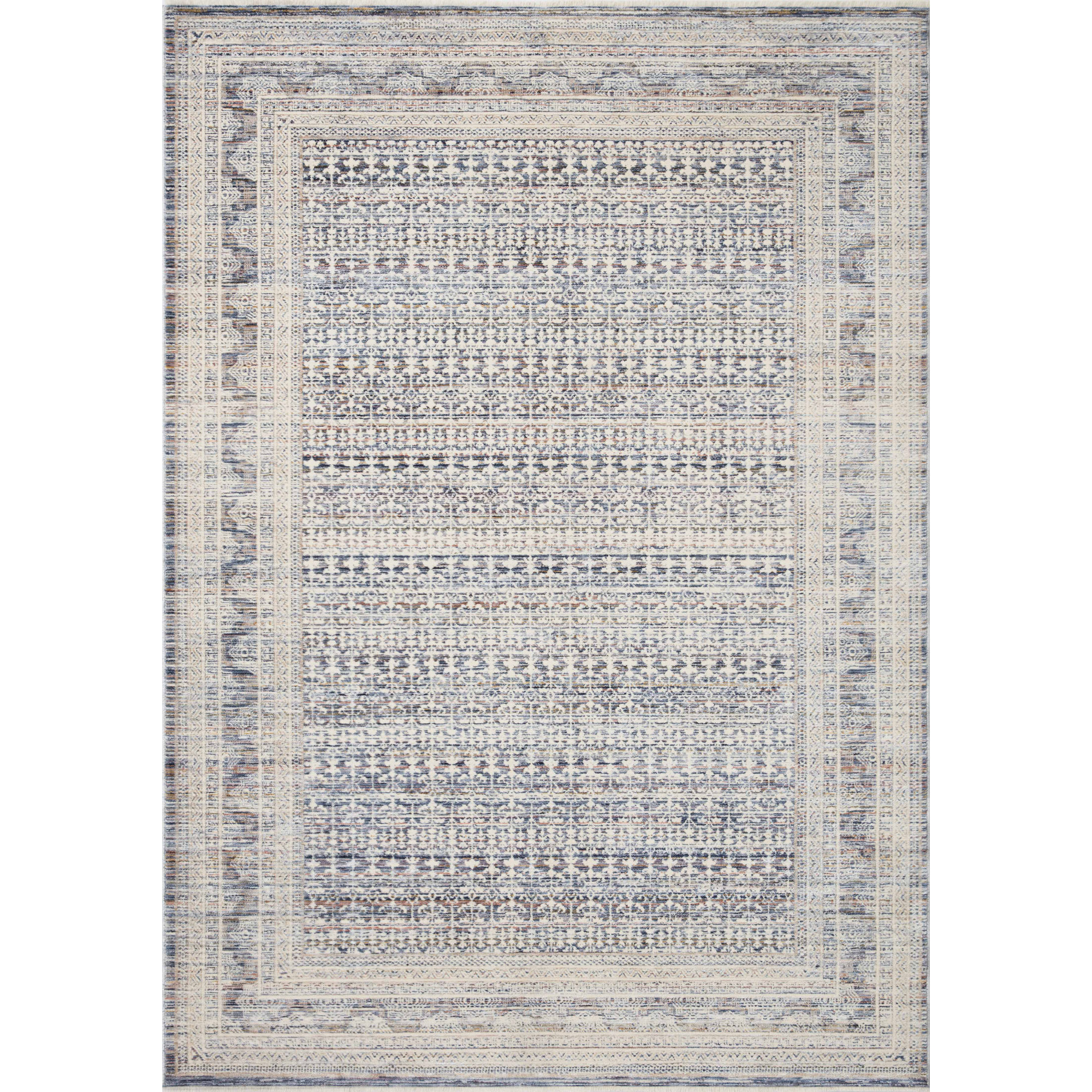 Amber Lewis x Loloi Zuma Ocean / Multi Area Rug, Rectangle 2'3" x 3'10"