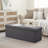 Torryn Linen Upholstered Storage Bench-613409969