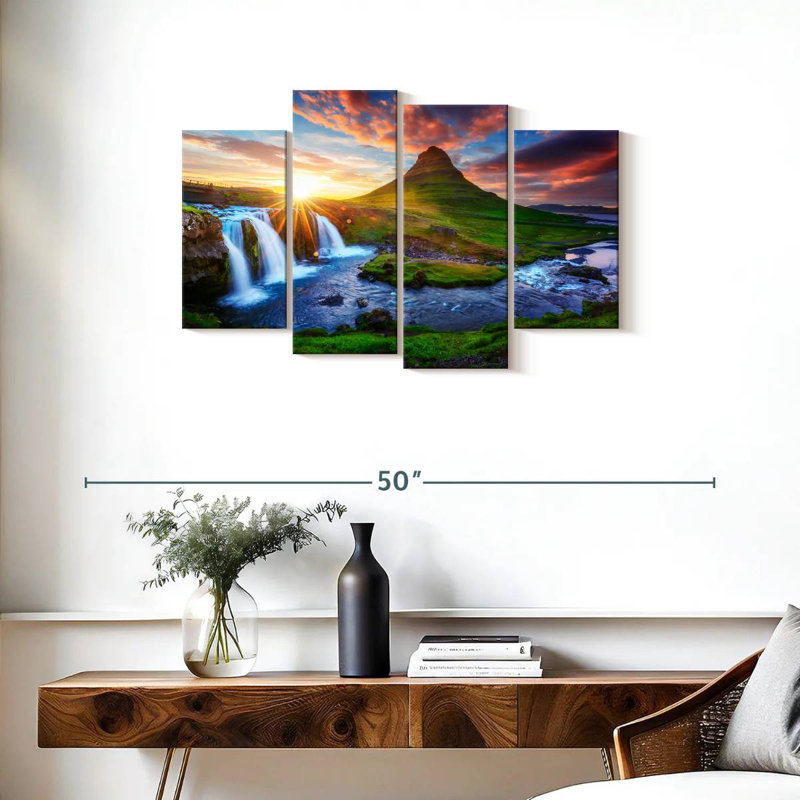 Paysage Alvord Kirkjufellsfoss, H 22 po x l 36 po