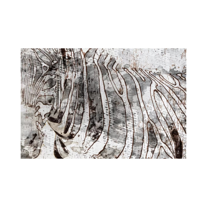 Zebra Mix by Irena Orlov - Wrapped Canvas Gallery-Wrapped Canvas Giclée, 20.32 cm H x 30.48 cm W