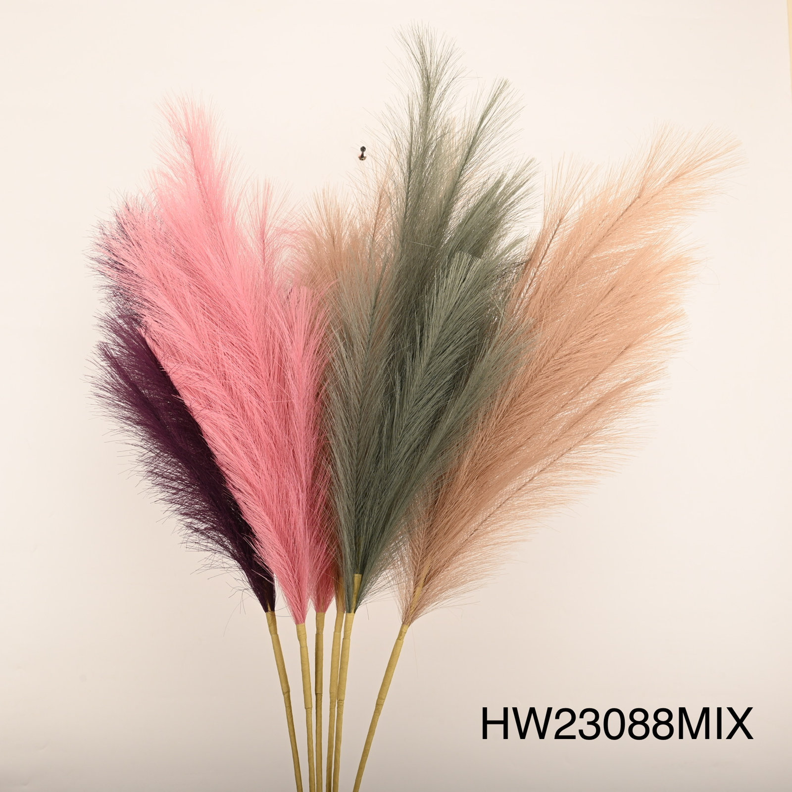 Silk Pampas Grass Arrangement, Multi-color, 43"H x 8"W