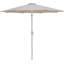 Parasol de patio en tissu / aluminium avec base Chavelle
