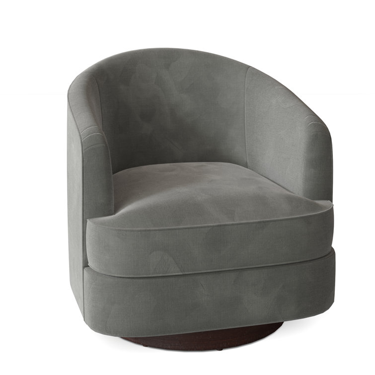 Tipsy Upholstered Swivel Barrel Chair