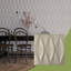 Panneau mural décoratif 3D l 19 5/8 po x H 19 5/8 po EnduraWall, argent métallique (couvre 2,67 pieds carrés)-123532649