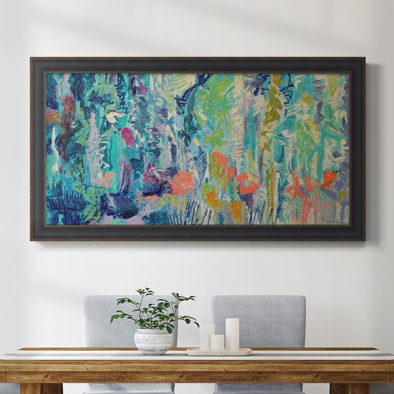 «Downpour Butterflies», reproduction d'art sur toile, H 25 po x l 45 po x P 2,5 po