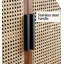 Meuble de rangement à double porte pratique en bois de frêne blanc rétro pour le salon et la chambre à coucher