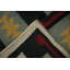 Tapis Bohemian Kilim 5 x 8 avec motifs tribaux multicolores