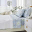Ensemble de draps-housse 100% coton égyptien, ensemble de literie à motif cachemire damassé bleu classique à 800 fils de 800 fils, pour chambre d'amis toutes saisons-128817940