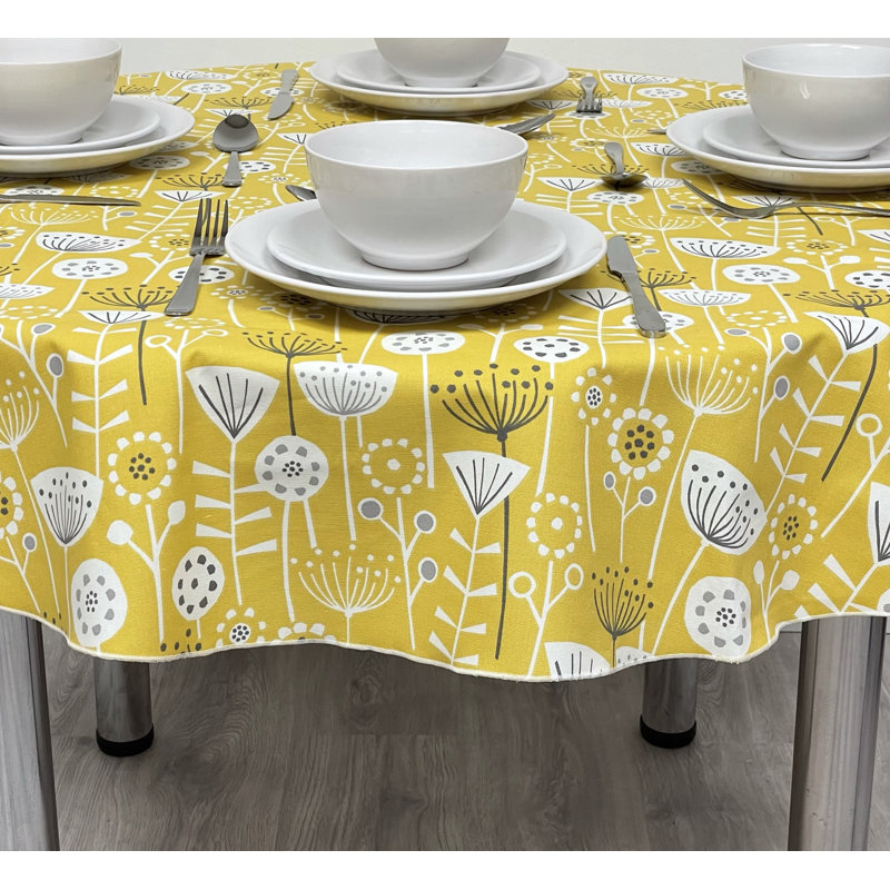 Frazeysburg Tablecloth, 47.6" W x 47.6" L, Ochre