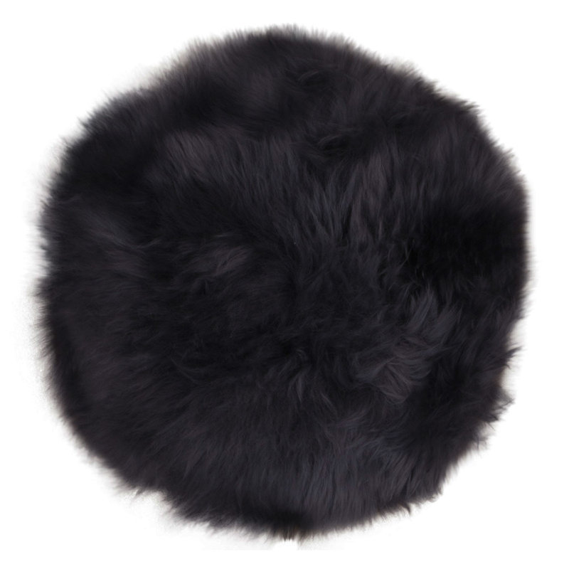 Circular Cushion, Black