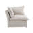 Fairford Nedek 3-Piece Upholstered Modern Corduroy Fabric Sectional Sofa-1074420673