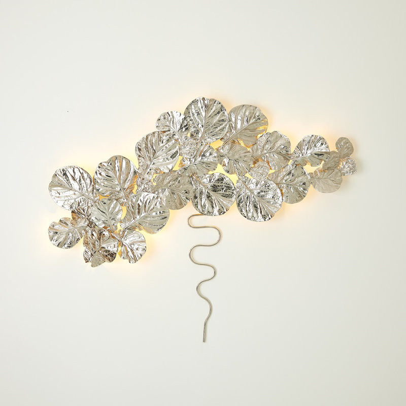Fiddle 18 - Light Design Wall Light, Shiny Nickel