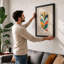 Geometric Botanica Botanical - Framed Print-1330675711-1330675699