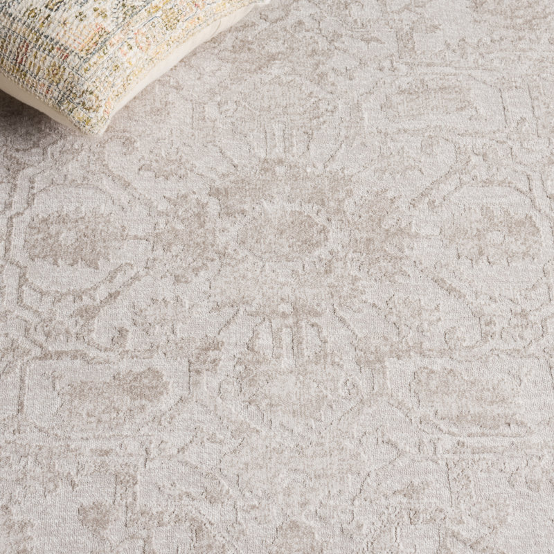 Reflection Oriental Area Rug In Creme / Ivory, Rectangle 69 X 91cm
