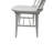 Elegant White 17 Inch Wide 36 Inch High Dining Chair with Contoured Seat Comfort-479582814