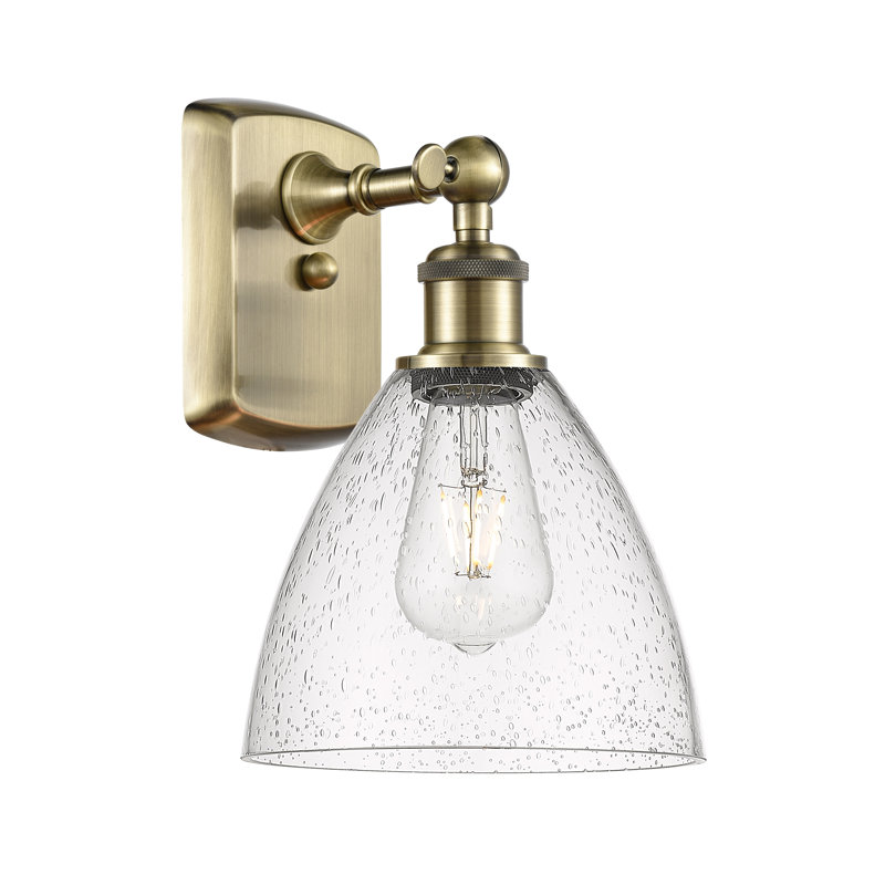 Shauna Armed Sconce, Antique Brass, LED