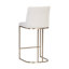 Rayla Upholstered Stool with Metal Frame
