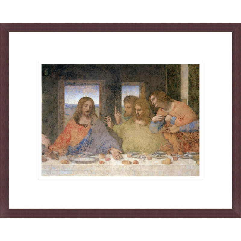 The Last Supper by Leonardo da Vinci -Framed Giclee Print, H 13,54 po x l 16,75 po