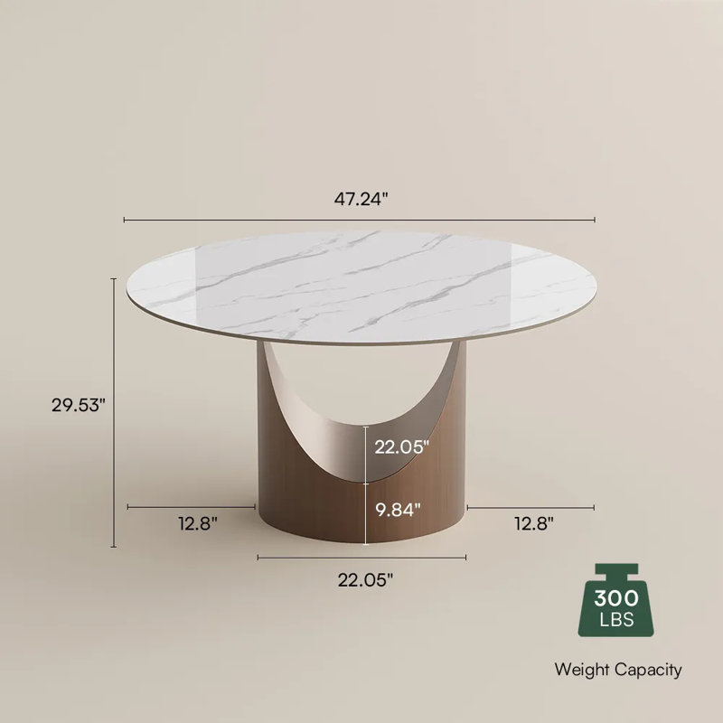 Ensemble de table de salle à manger moderne 5 pièces pour 4 personnes, ensemble de table de salle à manger en pierre frittée brillant
