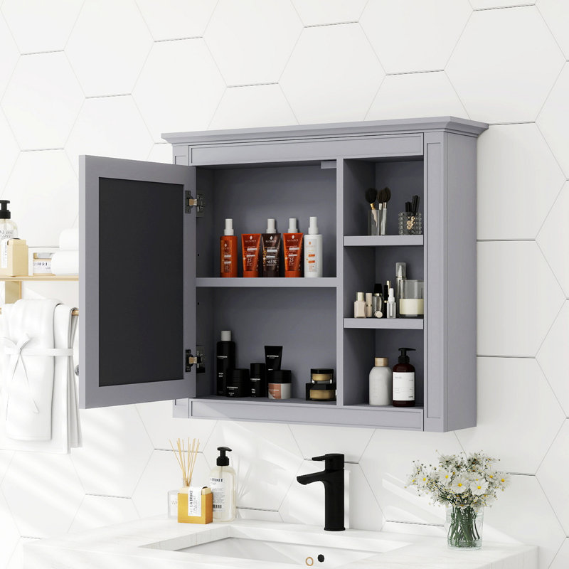 Armoire d'appoint Mekensie, Gris