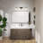 60 in. W * 36 in. H Rectangular Aluminum Framed Wall Bathroom Vanity Mirror in Black-71730945-71730952