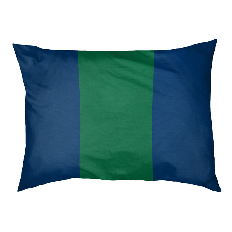Coussin pour chien hockey Las Vegas, Moyen (H 14 po x l 40 po x P 30 po), Bleu foncé / vert / bleu foncé