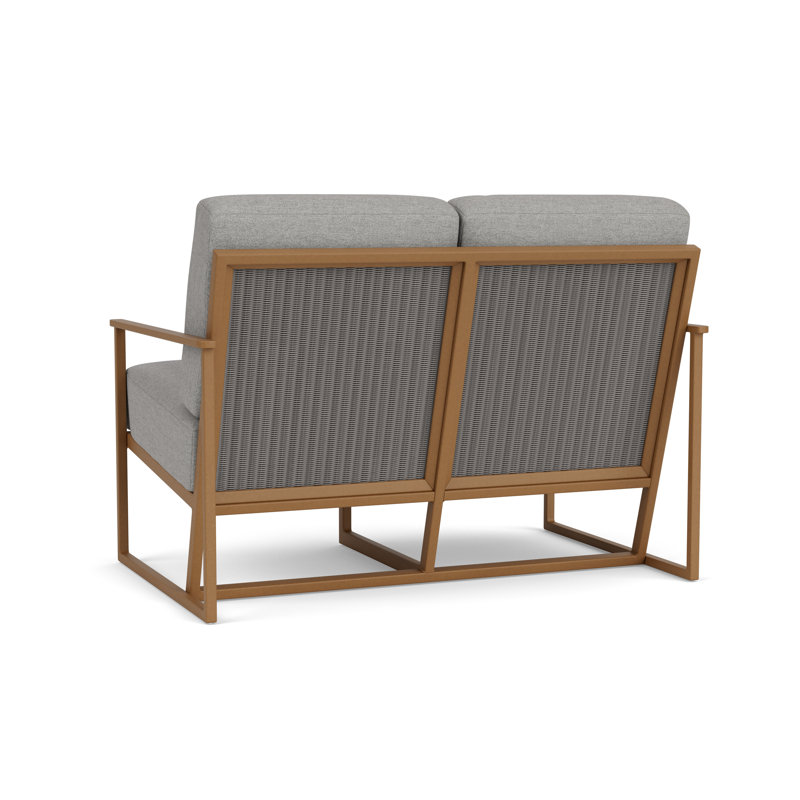 Summit Outdoor 2 - Seat Loveseat, Demo Stone, Hickory, Pewter