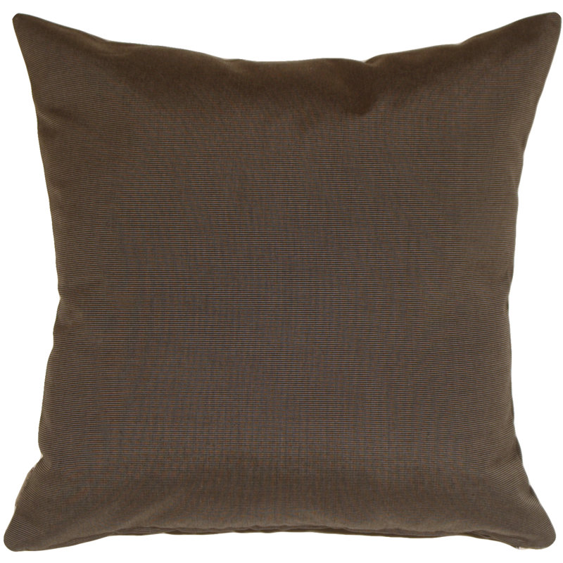Coussins décoratifs rembourrés en polyester de couleur unie pour le jardin intérieur / extérieur Sunbrella, Noir charbon