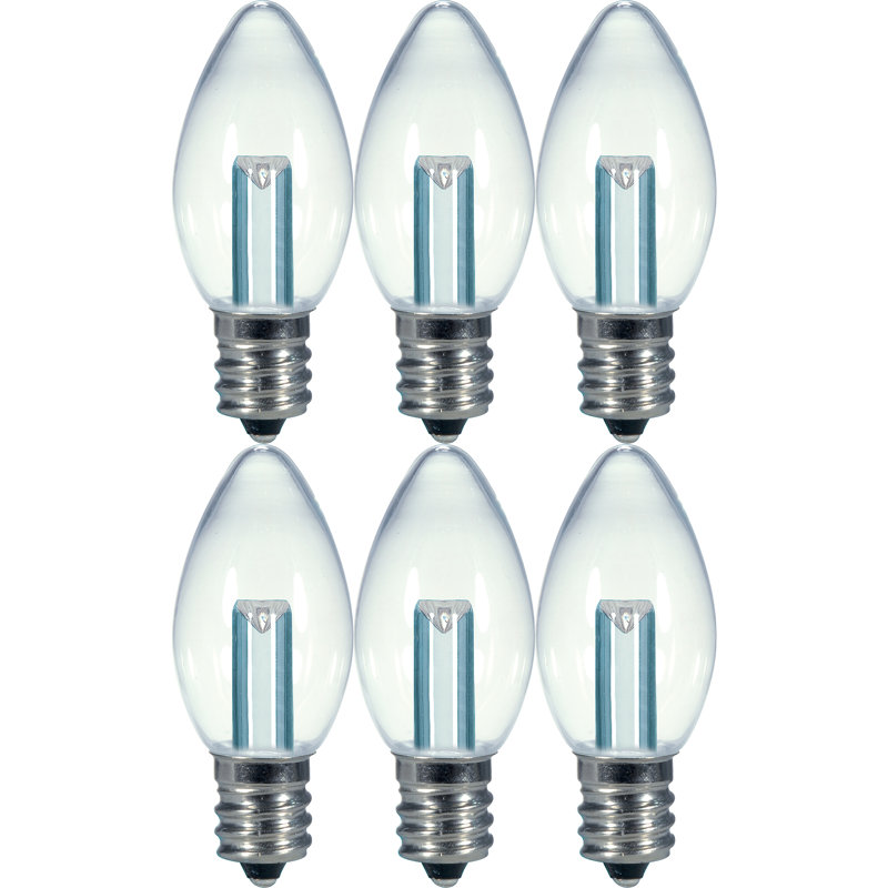0.5 W C7 E12/Candelabra 2700 K LED Smart Bulb