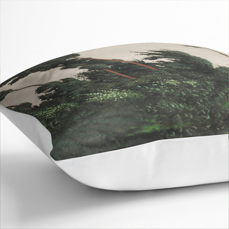 The Wind Scatter Cushion with Filling, 55cm H x 55cm W x 20cm D, White