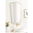 Tapered Metal Wall Mirror