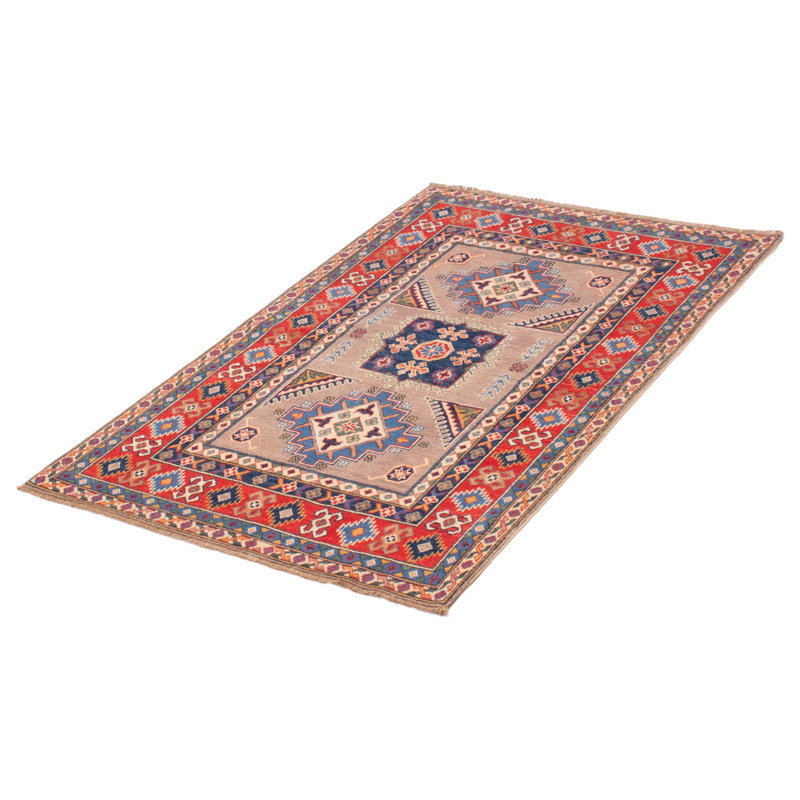 One-of-a-Kind 4'0" X 6'2" New Age Wool Area Rug in