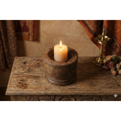 4'' H Brass Tabletop Candelabra
