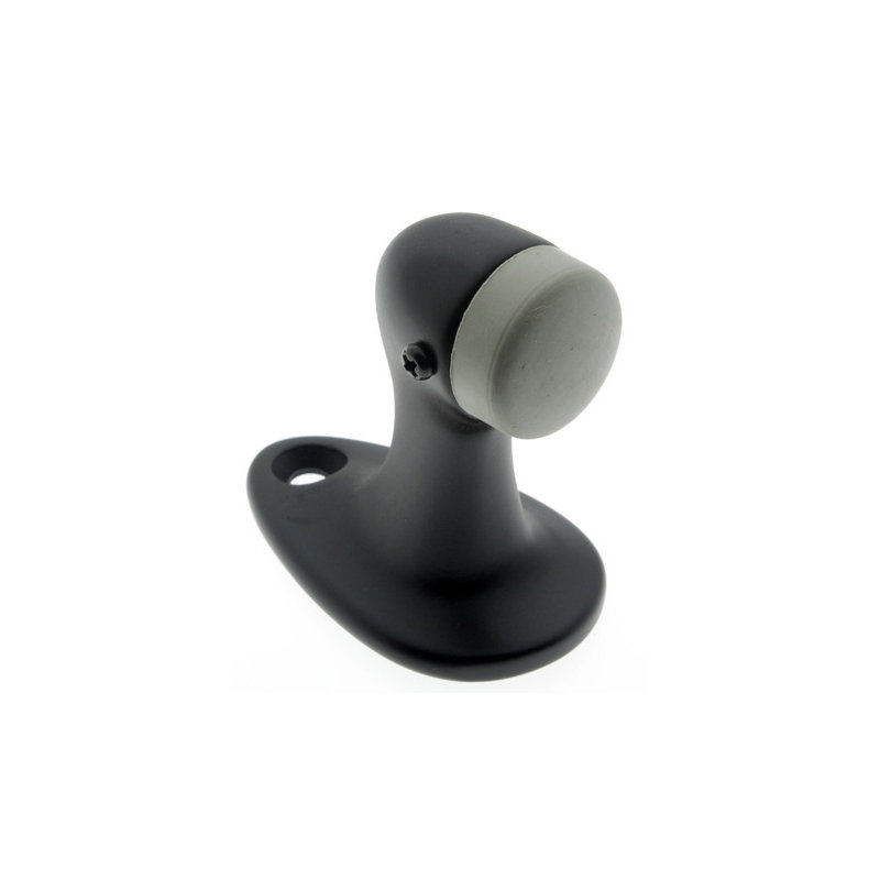Solid Brass Gooseneck Large Floor Mount Stop, Oil-Rubbed Bronze