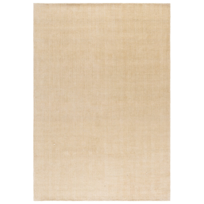 Laine tissée à la main Mirage Tapis d'intérieur en coton rayé, Rectangle 9 pi x 12 pi
