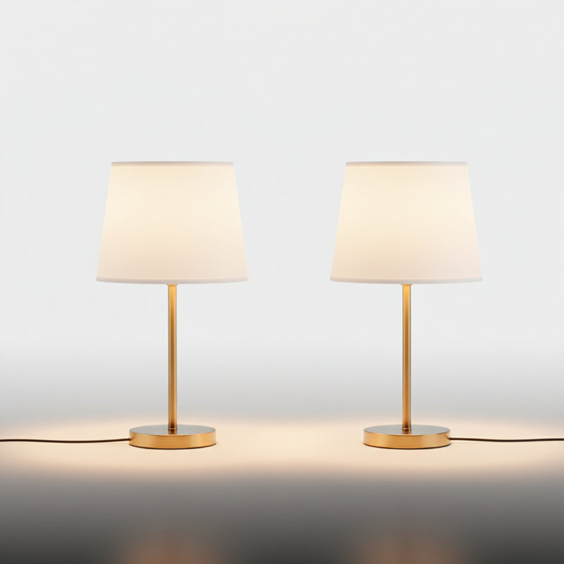 Ensemble de lampes de table «Harmony», Blanc