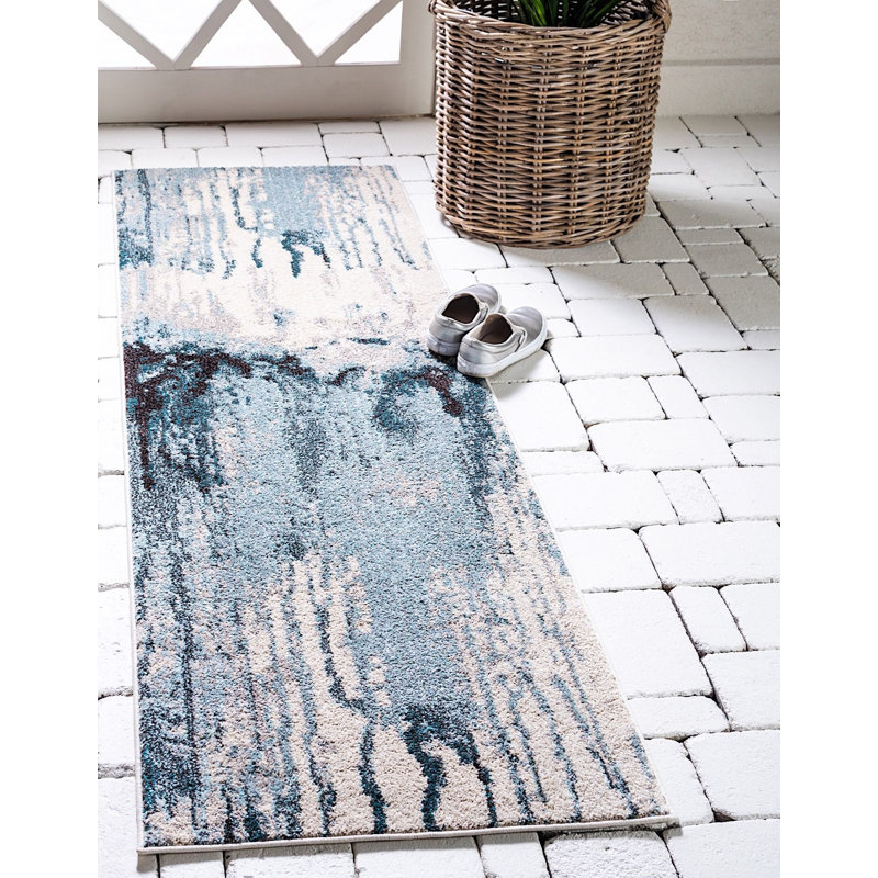 Estelle Abstract Indoor Rug, Runner 2'7" x 10'